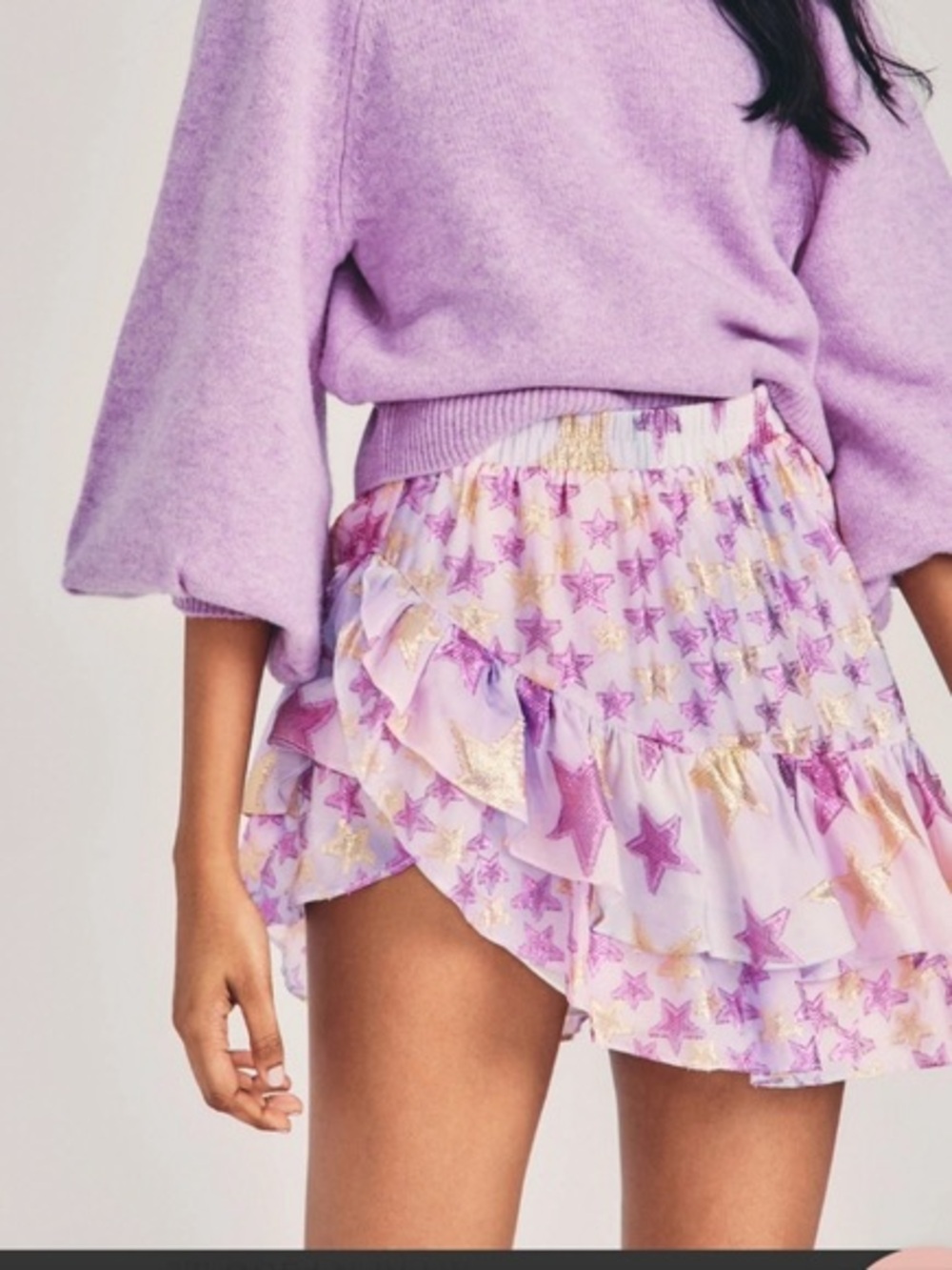 LoveShackFancy Seniya Mini Skirt